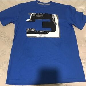 Air jordan black cement 3 shirt size medium